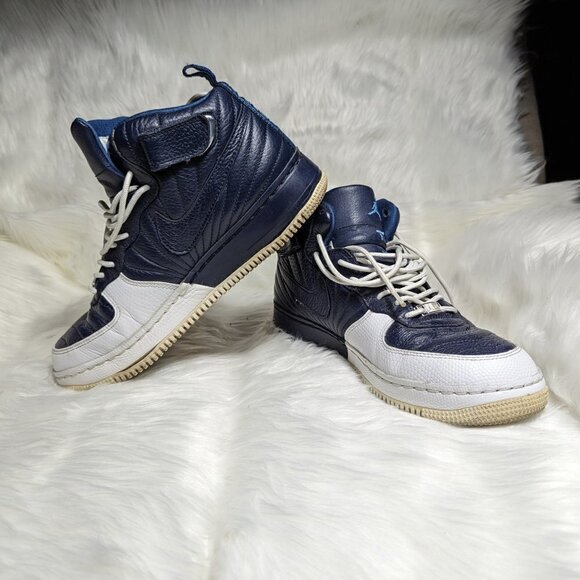 Buy Air Jordan Fusion 1 'Obsidian' - 317742 401 Size 8.5Blue White
